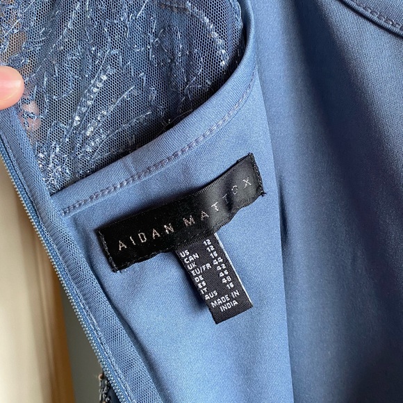 Aidan Mattox Beaded Midi Dress size 12 - Picture 8 of 9